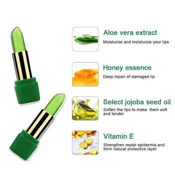 OutTop ličila Aloe Gel Kameleon Jelly Šminka Rastlin Temperaturne Spremembe Balzam za Ustnice Vlažilec Dolgotrajno lip gloss #5