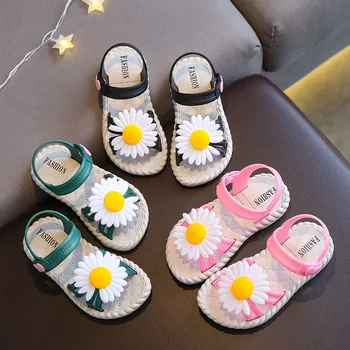 Sandali za dekleta Baotou plaži čevlji 2-7years stari otroci non-slip mehko dno, otroški sandali non-slip poletni sandali