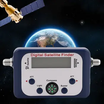 GSF-9506 Digitalni Satfinder Z LCD-Zaslon Univerzalni TV Sat Finder Meter Satelitov Finder Tester