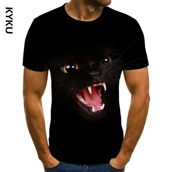 Najnovejši Maček 3D Natisnjeni T-shirt Priložnostne Kratek Rokav O-Vratu Moda Tiskane 3D majica s kratkimi rokavi Moški/Ženske Tees Visoke Kakovosti tshirt