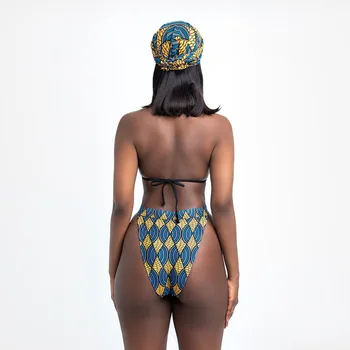 Afriške Visoko Razrezan Tankini Kopalke Ženske Kopalke Bikini Dva Kosa Iz Ženske Summer Set Ženska Swimmig Obleke Kopel