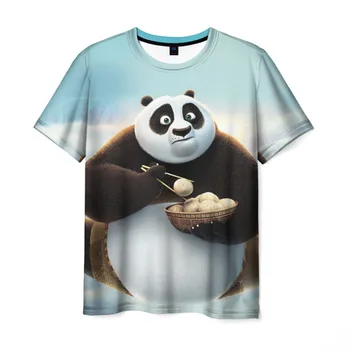 Moška T-shirt 3D Kung Fu Panda