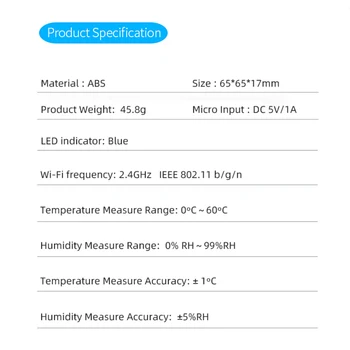 Smart Življenje Tuya WIFI Temperature In Vlažnosti Tipalo Sobne Termometer, Higrometer Z LCD Zaslonom Podporo Alexa