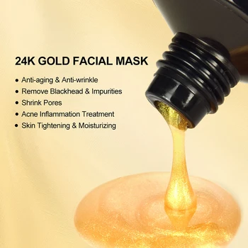 Globinsko Čiščenje Zlata Kolagena Tear Off Masko Blackhead Odstranite Zob Dviganje, Učvrstitev Kože, Proti Gubam, Proti Staranju Obrazno Masko