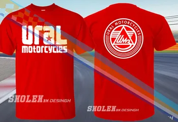 Omejena Ural Motorna Kolesa T-Shirt | Nov | Pustinja Sodobne Stransko Prikolico Biker Tee Rokavi Moški 2019 Novo Tee Majice, Tiskanje Kul Majice