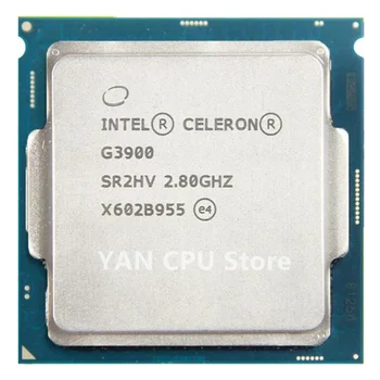 Feer dostava Intel Celeron G3900 2.8 GHz, 2M Cache, Dual-Core CPU Procesor SR2HV LGA1151 Pladenj
