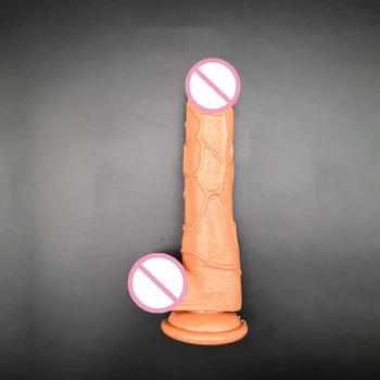 2pcs Pakiran S Kartonom Polje Realističen Dildo Sex Igrače za Odrasle, Ne Vibrator Butt Plug Trak Na Penis Sesalni Dildo