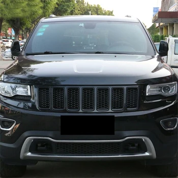 Chrome Črna Sprednja Maska Žar Vložki za Jeep Grand Cherokee 2016