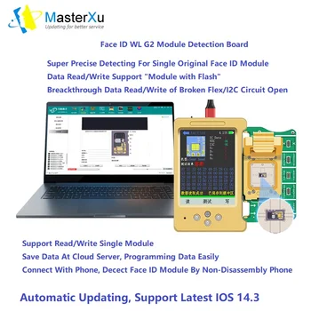 WL V6 Faceid Dot Matrix Popravila Gostiteljice Modul G2 Adapter plošče Z Vtičnico za iPhone X XR XS Max 11 Pro iPad A12 Obraz ID Orodje za Preizkus