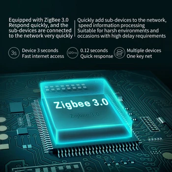 2021 Najnovejši ZigBee Prehod Tuya Smart Home Gateway WiFi Bluetooth Očesa Hub Multi-funkcijska Naprava Povezavo Centralni Nadzor Gostitelja