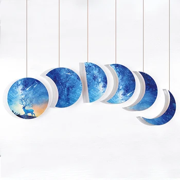 Lunarni Mrk Plesni DIY Smolo Ročno Kristalno Epoksi Plesni Obrti, Orodja Silikonski Luna Planet Obesek Luna Sonce Silikonske Smole Plesni