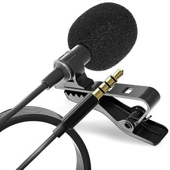 Mini Lavalier Mikrofon z zaponko za Snemanje Microfono za Strele Tip C 3,5 mm, iPhone,Laptop, PC in Mac,Kamere,Android