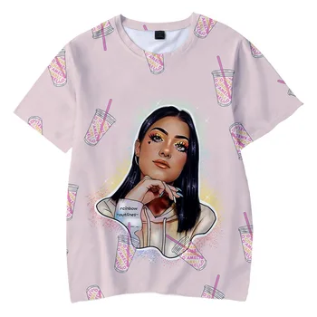 Vroče Prodaje Pevka Charli Damelio 3D Natisnjeni T-shirt Unisex Priložnostne Kratek Rokav O-Vratu Moda Harajuku Majica Oversize Vrhovi