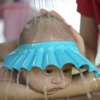 Baby Tuš Klobuk Malčka Otroški Šampon Za Kopanje Tuš Zaporko Pranje Las Ščit Neposredno Ščitnik Kape Za Otroško Nego