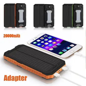 Ni Baterija Nova Zunanja Razsvetljava Prenosne Mobilne Solarne Svetilke Polnilnik z Dvojno podatkovnega kabla USB je Baterija Power Bank Primeru Kit Ni Baterija
