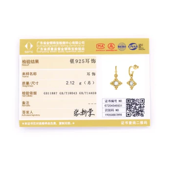 Romad Pendientes Plata 925 Uhani Za Ženske Ustvarjalne Rhombus Earings Jasno CZ Uhani Fine Nakit korejski Piercing Aretes W5