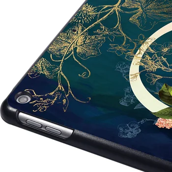 Ultra Tanek Tablet Trdo Lupino kovček za Apple IPad 8 2020 8. Generacije 10.2-Inch 26 Pismo Cvetlični Vzorci Plastične Lupine+Pisalo