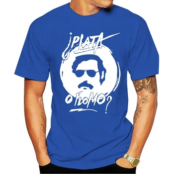 2021 Prosti čas, Moda bombaž O-vratu T-shirt Pablo Escobar Srebro Ali Vodijo Moški Srednje Moških Priložnostne dolgimi Rokavi, oblačila plašč