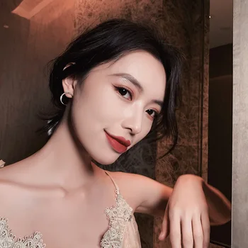 Banru Korejski Luna Star Kristalno Asimetrični Stud Uhani Set Za Ženske Edinstveno Geometrijske Izjavo Earings 2021 Moda Dragulj