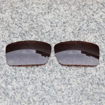 Debelo E. O. S Polarizirana Enhanced Zamenjava Leč za Oakley Gascan sončna Očala - Zemlja Rjava Polarizirana