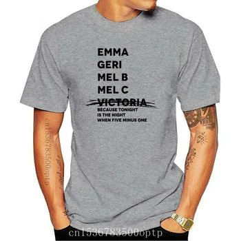 Moški t-shirt Spice dekleta T Shirt Ko pet minus ena Ženska opolnomočenje feministične tshirt Ženske majica s kratkimi rokavi