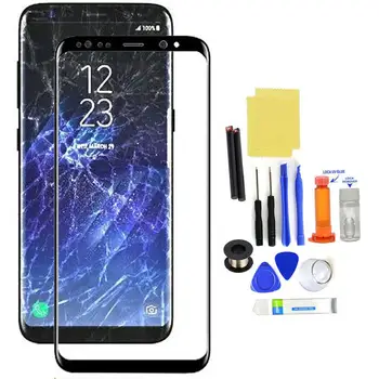 Primeren za Samsung Galaxy Note 8/9/10/10 Plus/20/20 Ultra sprednji zunanji zaslon steklo objektiv nadomestni del UV-LOCI lepilo, komplet orodij