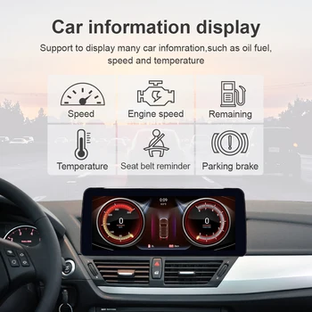 Android 10.0 Avto Multimedijski Predvajalnik Za BMW X1 (E84 2009-GPS Navigacija Autoradio iDrive Modra Anti-glare Screen12.5 Palčni 4G