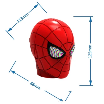 Marvel Spiderman V4.2 Brezžični Bluetooth Zvočnik Subwoofer z UKV-Radio Podpira TF Kartice Prenosni Hifi 360 Stereo Zvočnik