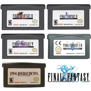 32 Bit Video Igre Kartuše Konzole Kartico za Nintendo GBA Final Fantasy Serije ZDA Izdaja