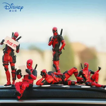 Disney Deadpool Figuric-Igrač Mini Sedel Držo Lutka Anime Film Marvel Figur Zbirka X-Moški Model Otroci Igrače Darila