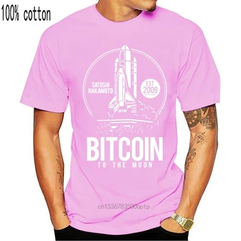 Bitcoin Na Luno T-Shirt - Cryptocurrency Btc Ltc Crypto Blagovne Znamke 2019 Novega Človeka, Bombaž Majica S Kratkimi Rokavi Moški Oblačila Risanka T Srajce