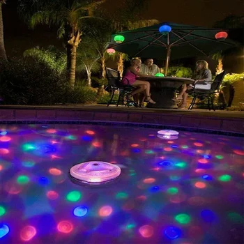 Bazen Svetlobe, ki Plava pod vodo Lučka led RGB Podvodna LED Disco party Svetlobe Sijaj jacuzziju Spa Lučka Baby tuš Svetlobe