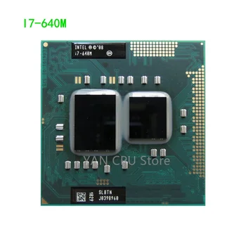 Prenosnik Intel Core i7 640M (4M Cache, 2.8 GHz~3.46 Ghz, i7 640M , SLBTN ) TDP 35W PGA988 Združljiv HM55 HM57 QM57
