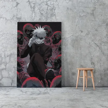 Doma Dekoracijo Wall Art Platna Slike Jujutsu Kaisen Satoru Gojo Anime Slike Hd Natisne Sodobne Plakat Spalnica Modularni Okvir