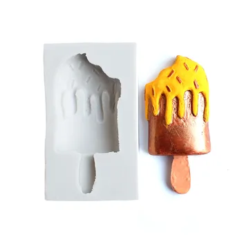 Aouke Sladoled Popsicle Silikonsko Plesni Flip Sladkorja Torto DIY Dekorativni Dodatki Čokolada Plesni Jelly Gline Cone Silikonsko Plesni