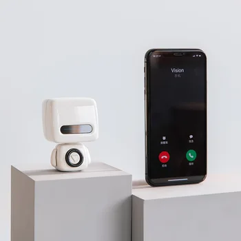 2021 Novo Xiaomi 3life Ustvarjalne Robot Bluetooth Zvočnik Srčkan Majhen Prenosni Topovi Brezžična Mini Zvočnik сяоми zvok