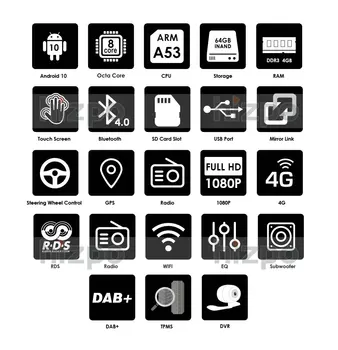 2Din DSP IP Avto DVD-Jev Android GPS V Armatura Za Ford Transit Poudarek Povežite S-MAX Kuga Mondeo Galaxy Radio Večpredstavnostna Wifi, BT