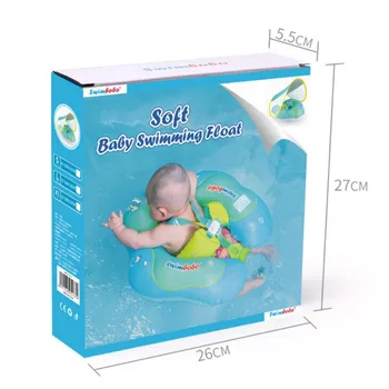 Neprevodno-napihljivi Baby Plavalni Obroč, ki plava Plovec, Leži Bazen, Kad, Igrače Za pribor Plavati Trener Dežnik NAS