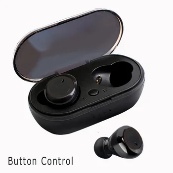 TWS Bluetooth 5.0 Brezžične Slušalke Slušalke Mini Stereo Bas Čepkov z Mikrofonom Zmanjšanje Hrupa Bluetooth Slušalke