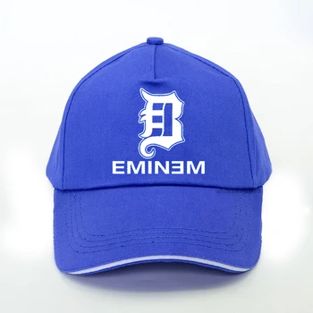 Rapper Eminem baseball kapa s šcitnikom Moški Bombaž Kamiondžija kape Hiphop smešno Punk Stil Oče klobuk Camisa Masculina Hip Hop rock vrnitev žoge klobuk
