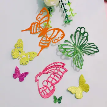 7 metulji Rezanje Kovin Matrice za DIY Scrapbooking Album Papir, Kartice, Dekorativni Obrti Reliefi Die Kosi