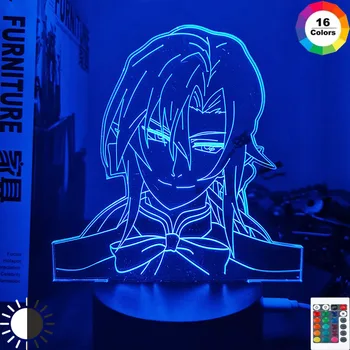 Seraph Konca Led Luč za Dekoracijo Doma Darilo za Rojstni dan Manga 3D Noč Lučka Ferid Bathory Seraph Konca