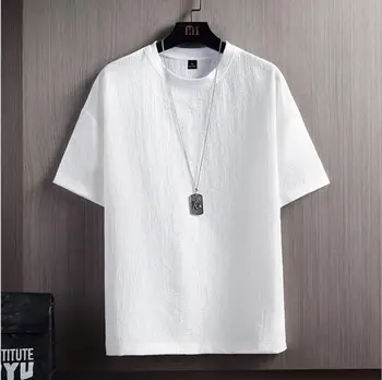 2021 Poletje moška T-shirt hlače priložnostne T-shirt O-vratu dihanje kratek sleeved majica s kratkimi rokavi