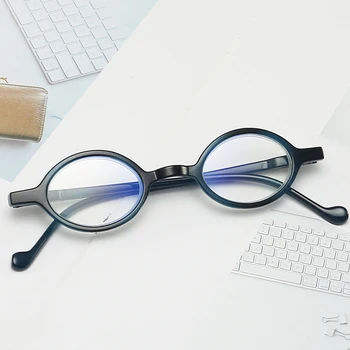 VCKA Krog Retro Obravnavi Očala TR90 Anti-Modra Svetloba Ženske okvir Moških Eyeglass Prenosni Presbyopic Povečava+1.00 do +4.00