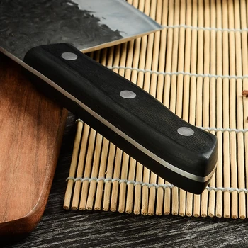 XYJ Tradicionalnih Mesar Nož 7 Palčni Cleaver Kuhar Noži Polno Tang Visoko Ogljikovega Jekla srbski Nož Za Kuhinjo Kampiranje ali BBQ