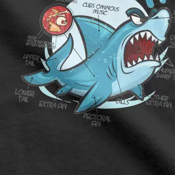 Moški Anatomiji Shark Grafični Shark Ljubezni T Srajce Iger Na Srečo Igralec Bombaž Vrhovi Moda Kratek Rokav Tees Ideja Za Darilo T-Shirt