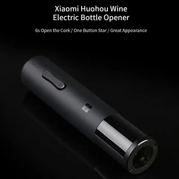 Xiaomi Mijia Huohou Samodejno Rdečega Vina, Steklenica Odpirač Električni Žepni Nož Folijo Rezalnik Plute Iz Orodje Za Xiaomi Pametni Dom Kompleti