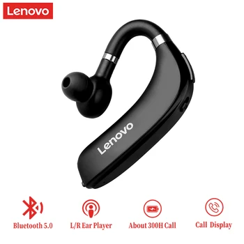 Lenovo Brezžične Bluetooth Slušalke Pro Držalo Za Uho Čepkov Z Mikrofonom Slušalke Za Vožnjo Srečanje Handfree Pametni Telefon, Slušalke