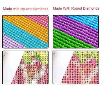 Celoten Kvadratni Diamond 5D DIY Diamond Slika 