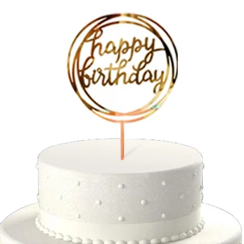 1pc3pc5pc torto pokrivalo zlati rojstni dan torta čestitam vstavi vrstico torto vstavi rojstni dan kartico happy birthday cake cilinder desse
